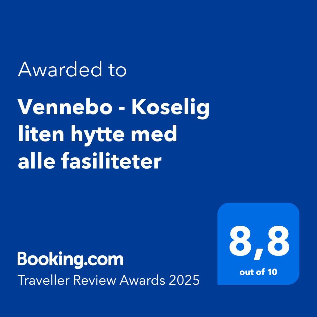 Vennebo - Koselig Liten Hytte Med Alle Fasiliteter Exterior foto